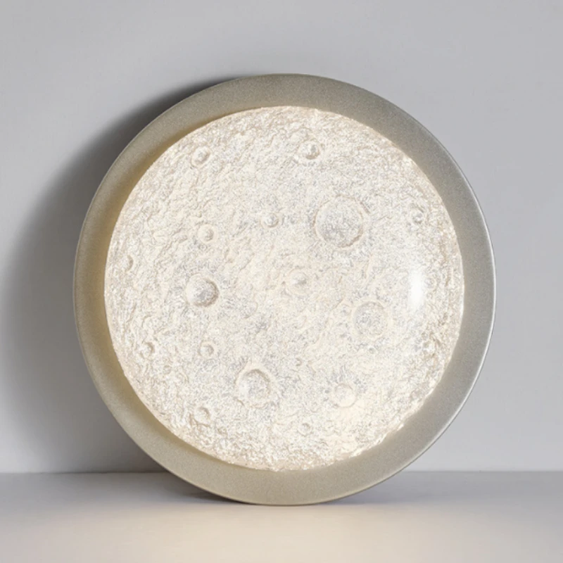 

SANDYHA Lunar Design LED Ceiling Light Nordic Style for Children's Bedroom Living Room Indoor Decoration Modern Lighting