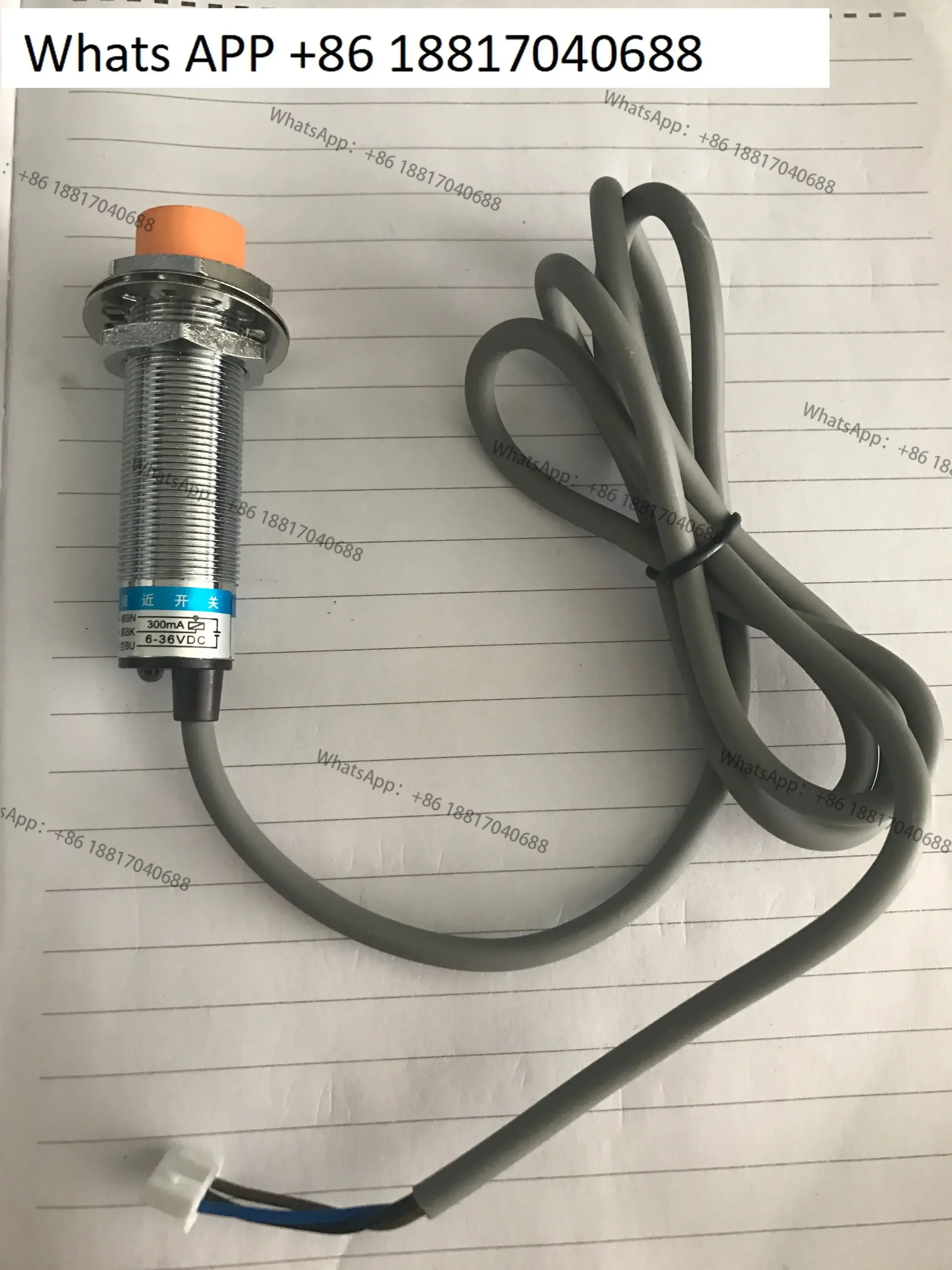 Proximity switch 18A3-8-z-BX. With 2.54 socket. NPN normally open type. Special for speed control switch matching