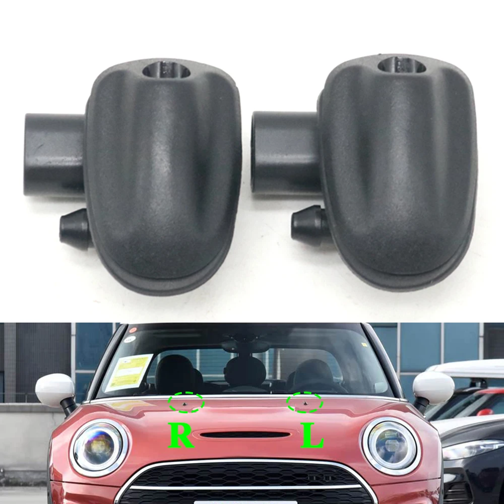 

For BMW MINI F55 F56 Countryman F60 Cabrio F57 Clubman F54 Front Windshield Cleaning Spray Jet Windscreen Wiper Washer Nozzle