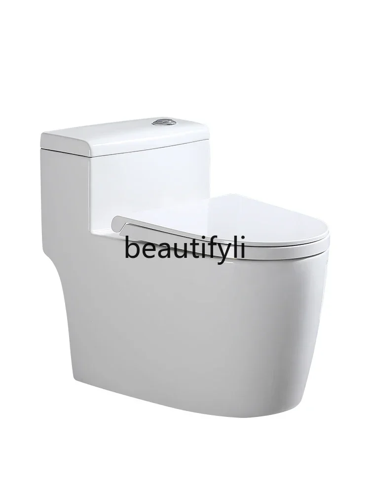 Pump toilet, super swirl siphon type, water-saving, silent, deodorant and anti-splashing, large pipeline, anti-blocking toile