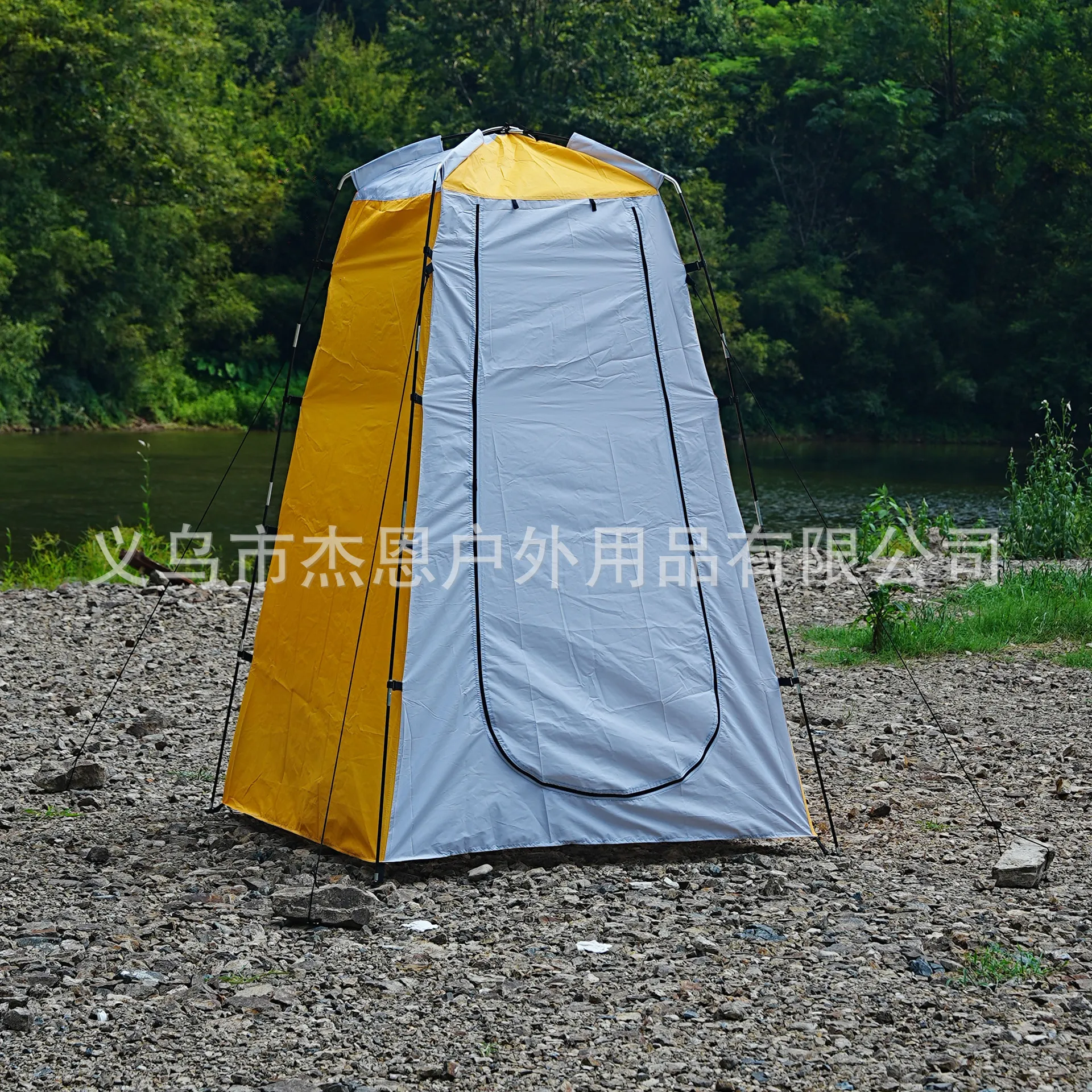 Outdoor Hand-pitched Changing Tent Bird Watching Tent, Shower Campground Shower Shed Mobile Toilet