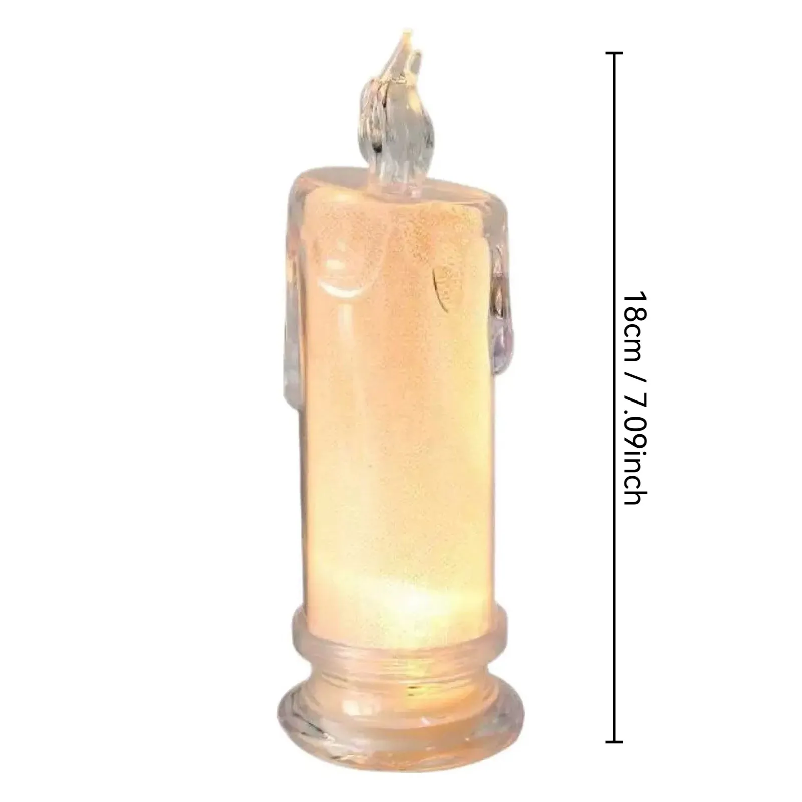 Flashing Led Candle Trending Flickering Flameless Light Bestseller Decorative Night Lamp Top Seller Battery Operated Ornament T1 view 6
