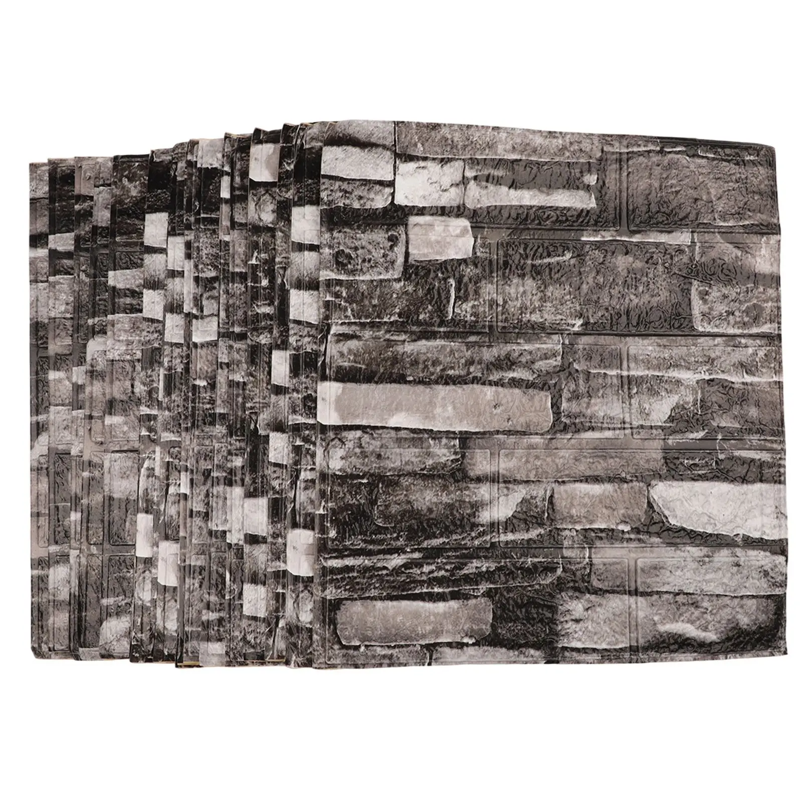 Peel And Wall Panel Waterproof Foam Panel Home Improvement Realistic 3D Effect Easy To Install Protective Layer