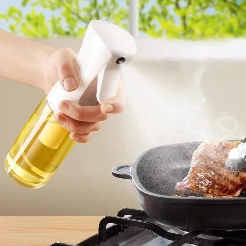 Kitchen Atomizing Oil Sprayer, Precision Oil Control Spray Bottle, Food Grade Plastic Leak - Proof Dispenser (Multi - Capacity)