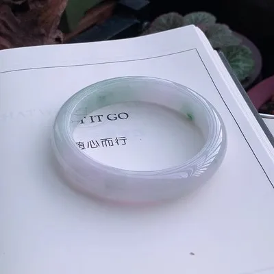 

Natural Myanmar Jade 54mm-62mm bracelet exquisite princess bracelet to send girlfriend to send mother Hetian jade