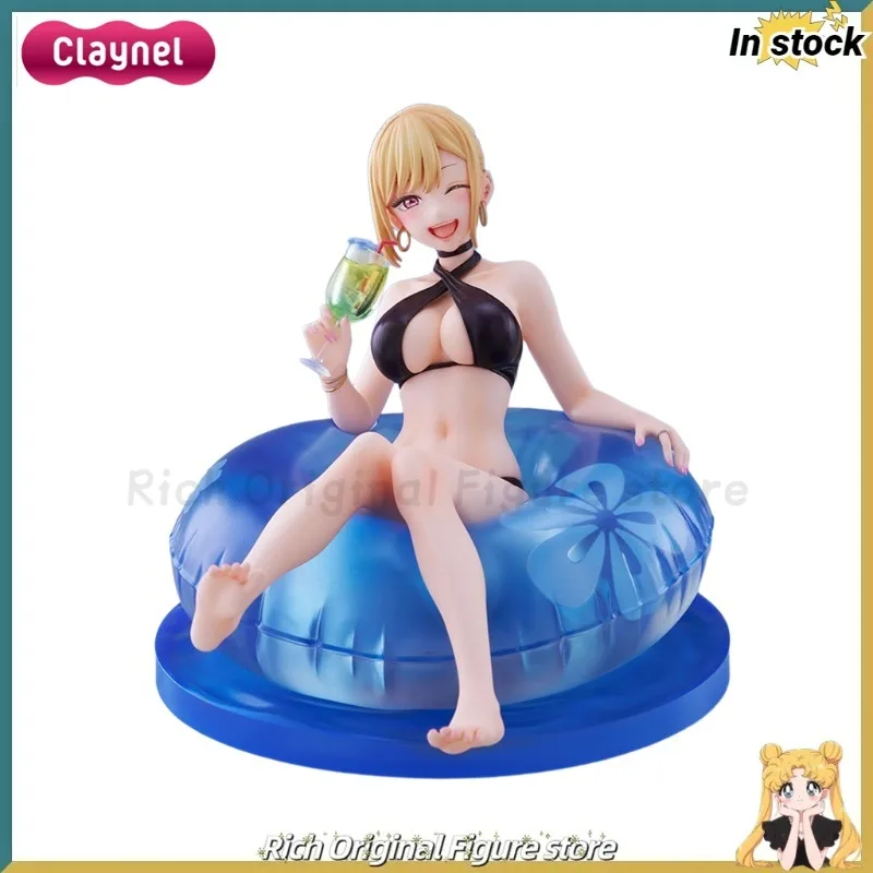 In Stock Original Claynel My Dress-Up Darling MARIN KITAKAWA Night Swimming Pool Anime Collection Figures Toys Model Ornaments