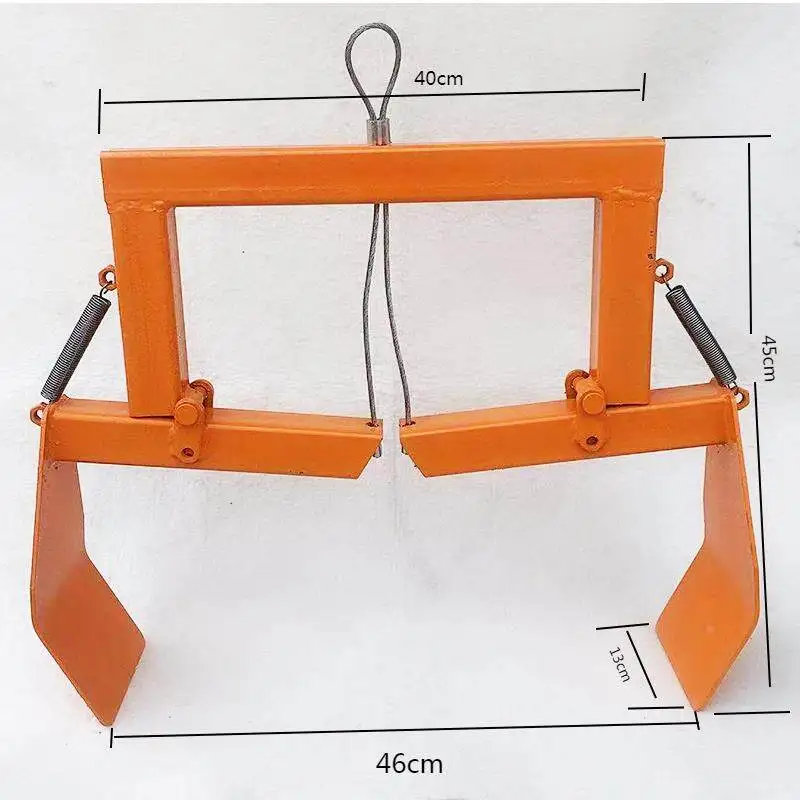 Cement feed log clip, cement handling lifting clip customization is not specified