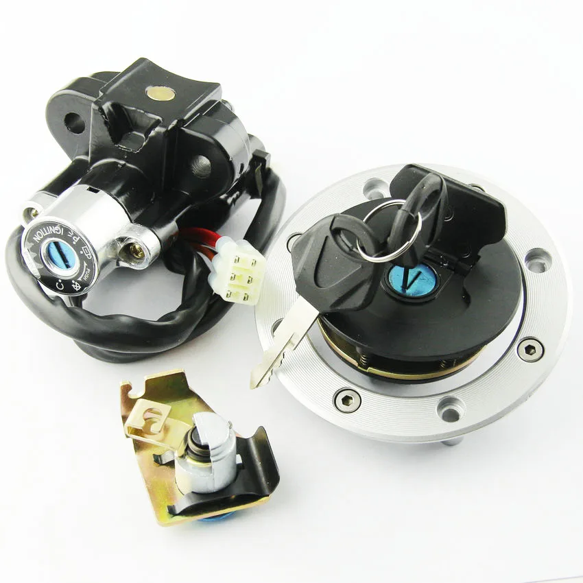 Für Suzuki V-Strom DL650 DL1000 SV650 GSXR600 GSXR750 GSXR1000 GSX1400 Motorrad Zündschloss Kraftstoff Gas Tankdeckel Schloss schlüssel – Detail 1