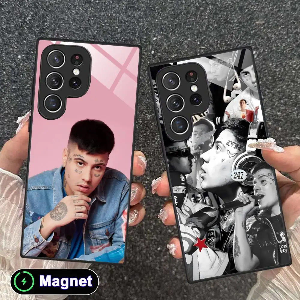 Fashion Duki Phone Case for Samsung Galaxy S26 S25 S24 S23 S22 S21 S20 Note20 Plus FE Ultra Glass Magnet Cover