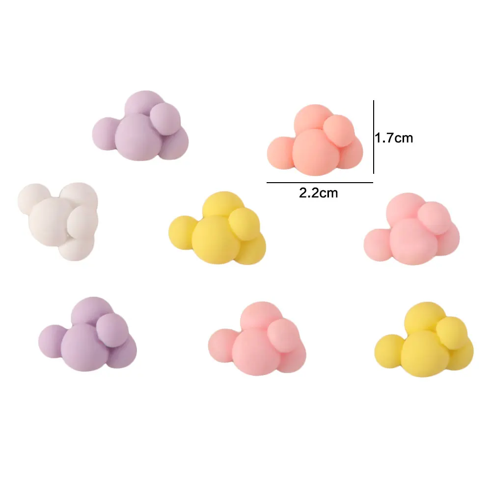 12PCS/SET Creative Cloud Shape Hamster Climbing Platforms Colorful Bite Resistant Hamster Sports Mini Cage Decoration Exercise
