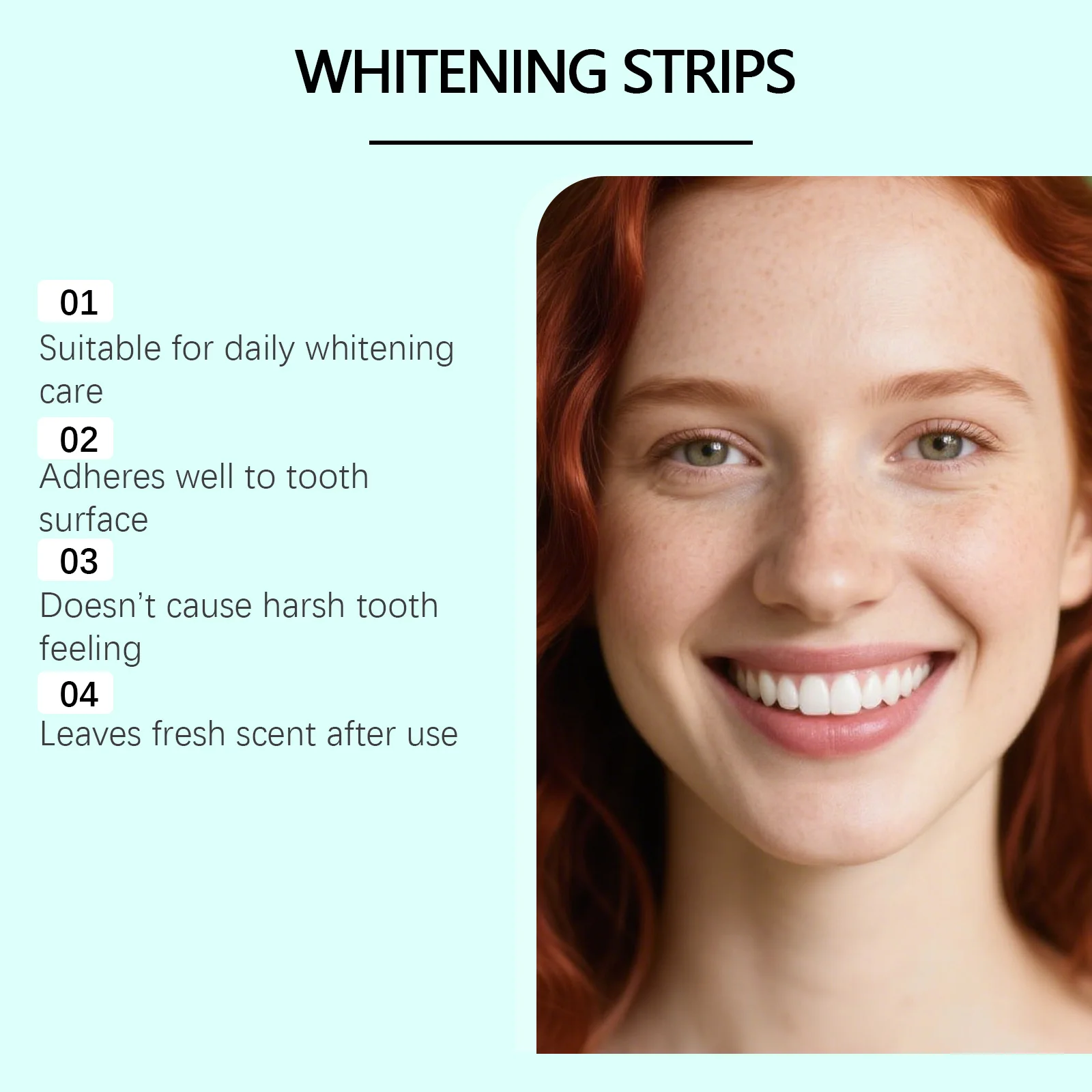 Purple Tooth Whitening Strip Gentle Clean Mint Refreshing Remove Yellow Stains No Sensitivity Daily Oral Care Bleach Teeth Patch