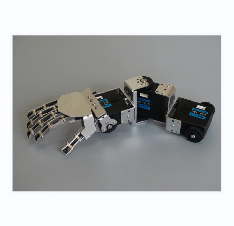 5 Vinger Humanoïde Tweevoetige 3 Dof Robot Hand-Vijf Vingers Afgewerkt Bionische Palm Voor Arduino Robot Links/Rechts Programmering Diy Kit