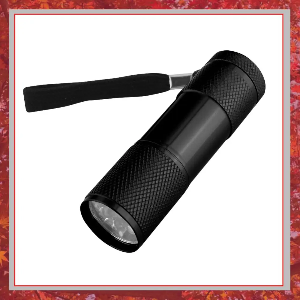 9LED Texture Pet Urine Detector Lamp Aluminum Alloy Mini 2W Scorpion Detection Light IPX4 Waterproof 395nm Backlight for Outdoor