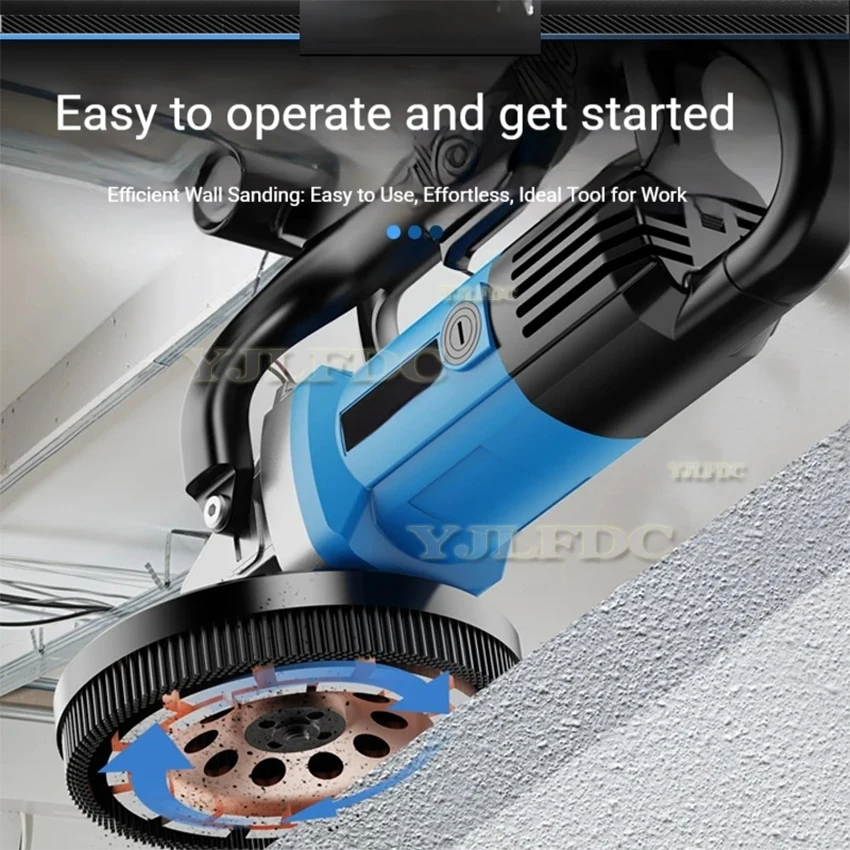 110V 220V Rough Grinder Wall Grinding Machine Wall Plasterer Spatula Cement Wall Concrete Floor Polishing Machine