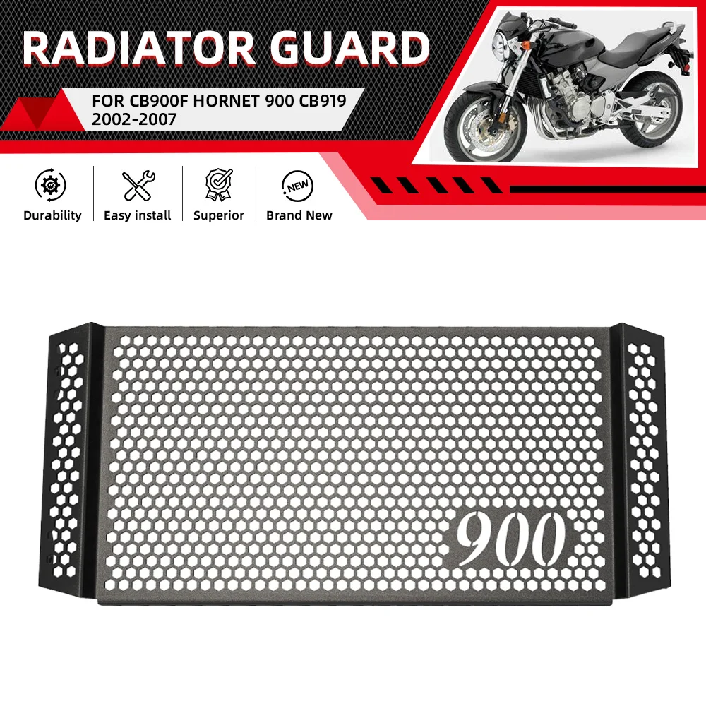 For Honda CB900F Hornet 900 CB919 CB 900F 2002 2003 2004 2005 2006 2007 Radiator Grille Guard Oil Cooler Guard Cover Protection