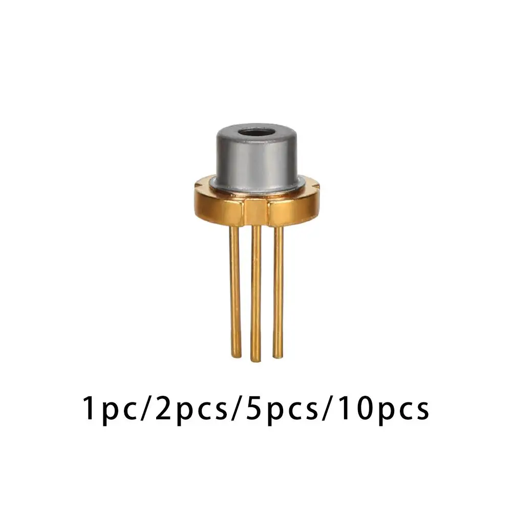 1/2/5/10 قطعة 5 ميجا واط لتقوم بها بنفسك مختبر عالية الطاقة TO-18 ليزر ديود الأحمر ليزر رئيس حرق الأشعة تحت الحمراء ديود وحدة مستويات الليزر