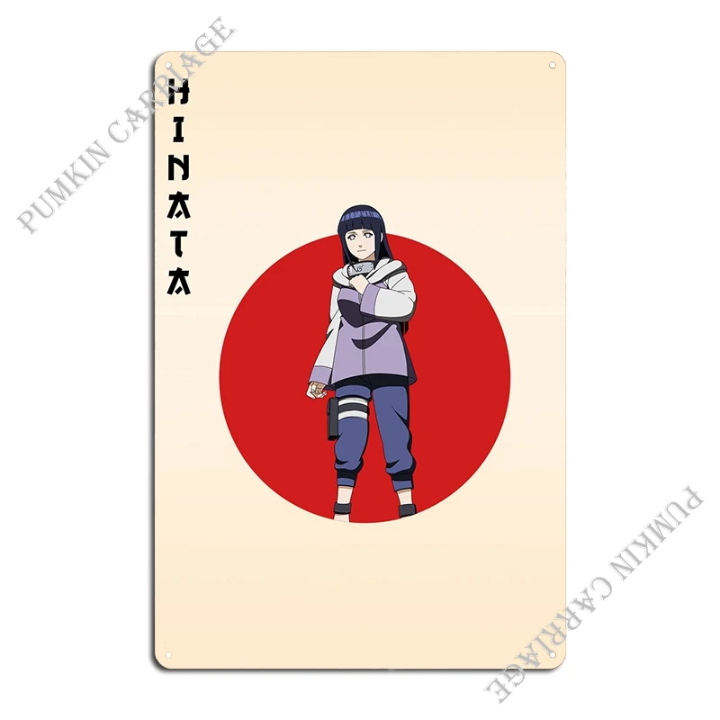 Hinata Metal Sign Wall Mural Kitchen Wall Custom Cinema Tin Sign Poster