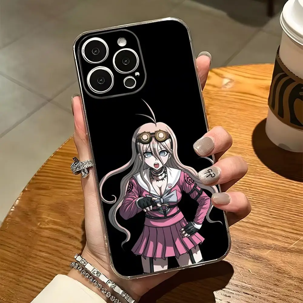 Miu Iruma Phone Case For Iphone 15 Pro Max 14 16 Plus 11 12 Mini 13 Pro 7 8 X XR XS SE Transparent Back Cover