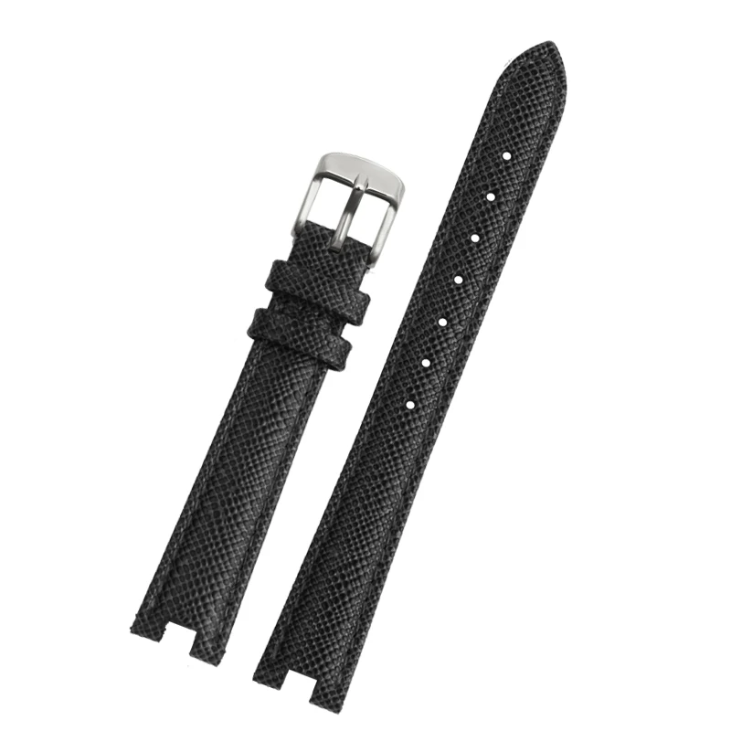 For Garmin Lily Smart Watch Genuine Leather Watchband Women Soft Lizard texture cowhide strap 14mm White red green pink Bracelet