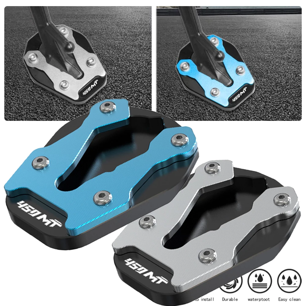 

450MT Motorcycles Foot Side Stand Enlarger Plate Pad Kickstand Extension For CFMOTO 450MT CF 450 MT MT450 2024 2025 2026