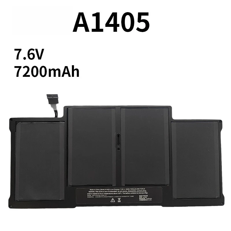 

Аккумулятор высокой емкости A1405 55Wh для MacBook Air 13.3 дюйма A1466 A1369, конец 2010 г., середина 2011 г.