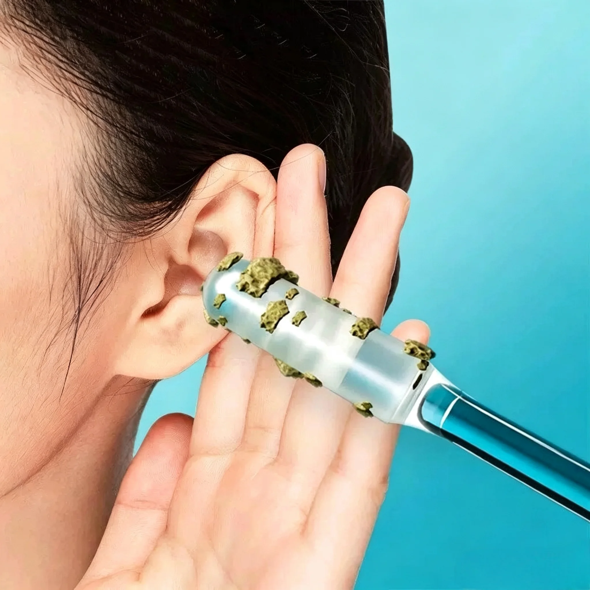 24Pcs Disposable Silicone EarWax Remover Sticky Ear Pick For Kids Older Adults S/L Ear Cleaner Reusable Adhesive Earpick