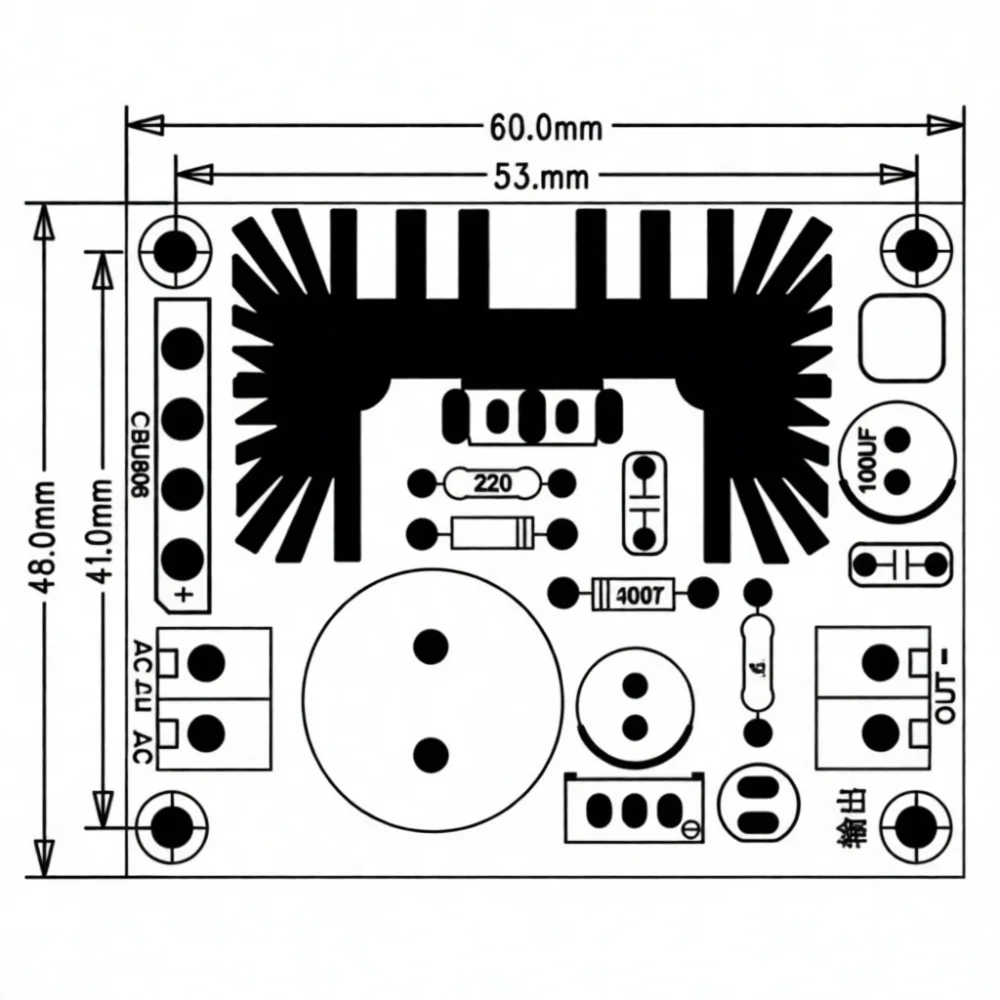 Linear DC Power Regulator Module Adjustable Board LM317 LM338T LT1083CP Low Ripple Voltage Stabilizer Electronic Projects