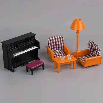 1:12 迷你家具娃娃屋廚房客廳臥室套裝 DIY場景娃娃遊戲裝飾女孩玩具屋禮物 8 最佳銷售 娃娃屋家具 - №1