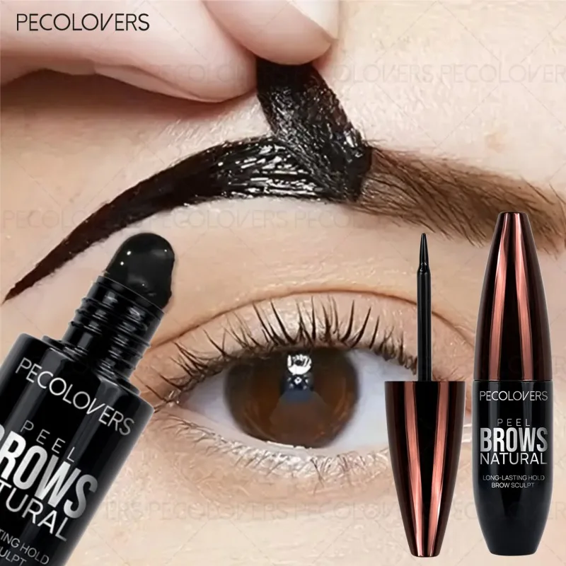 1pcs 뜯어지는 눈썹 크림, 멀티 컬러 선택, 오래 지속, 눈썹 채우기, 눈썹 크림, 눈썹 화장품