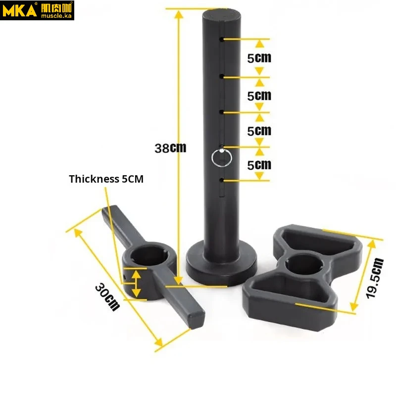 MKA GYMS T Bar Kettlebell Handle Training Equipments Multifunctional Kettlebell Handle Training for Push up Weightlifting Home