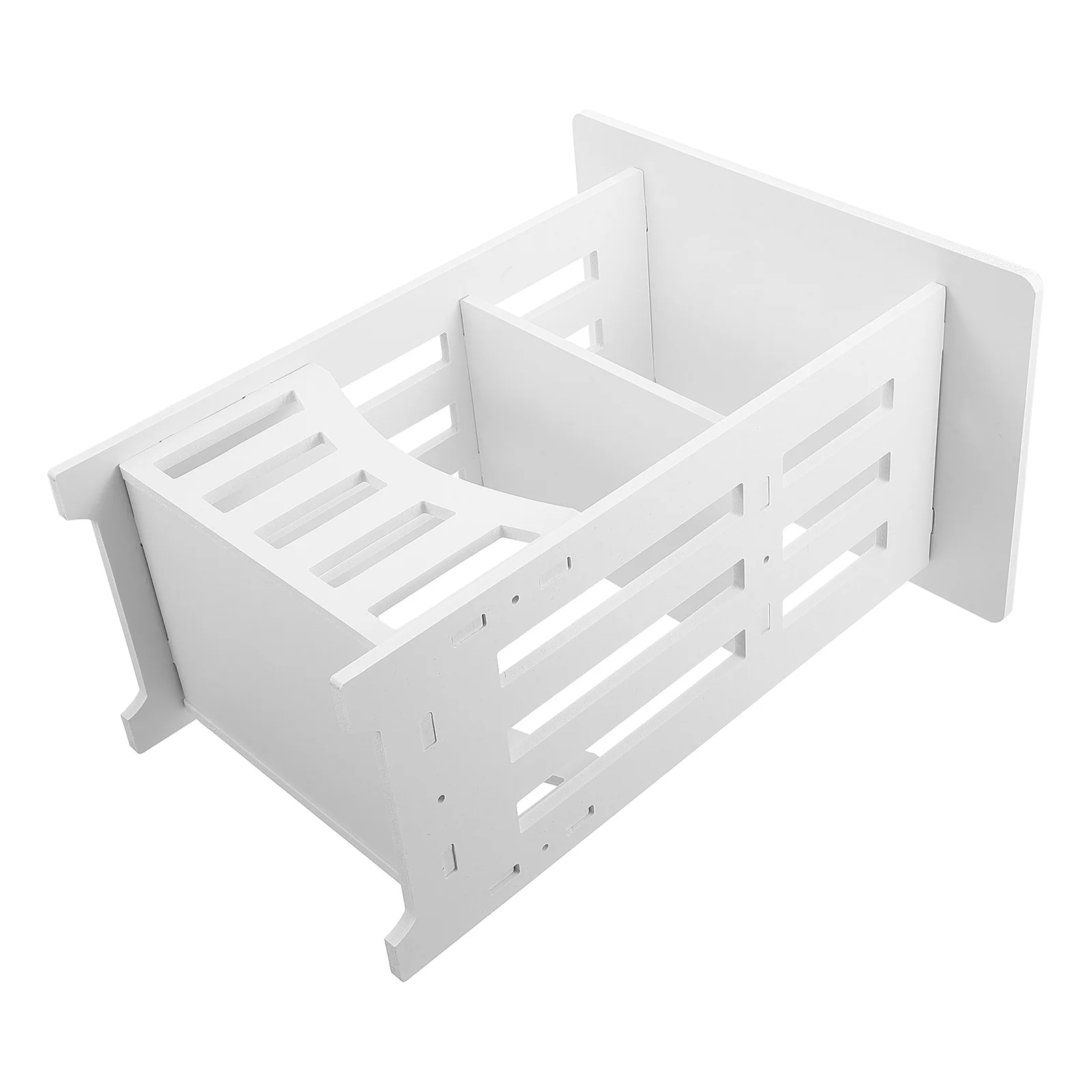 طاولة سرير مدمجة، منظم أثاث صغير الحجم للكتب والمشروبات وغرفة النوم وغرفة المعيشة وأثاث طاولة السرير