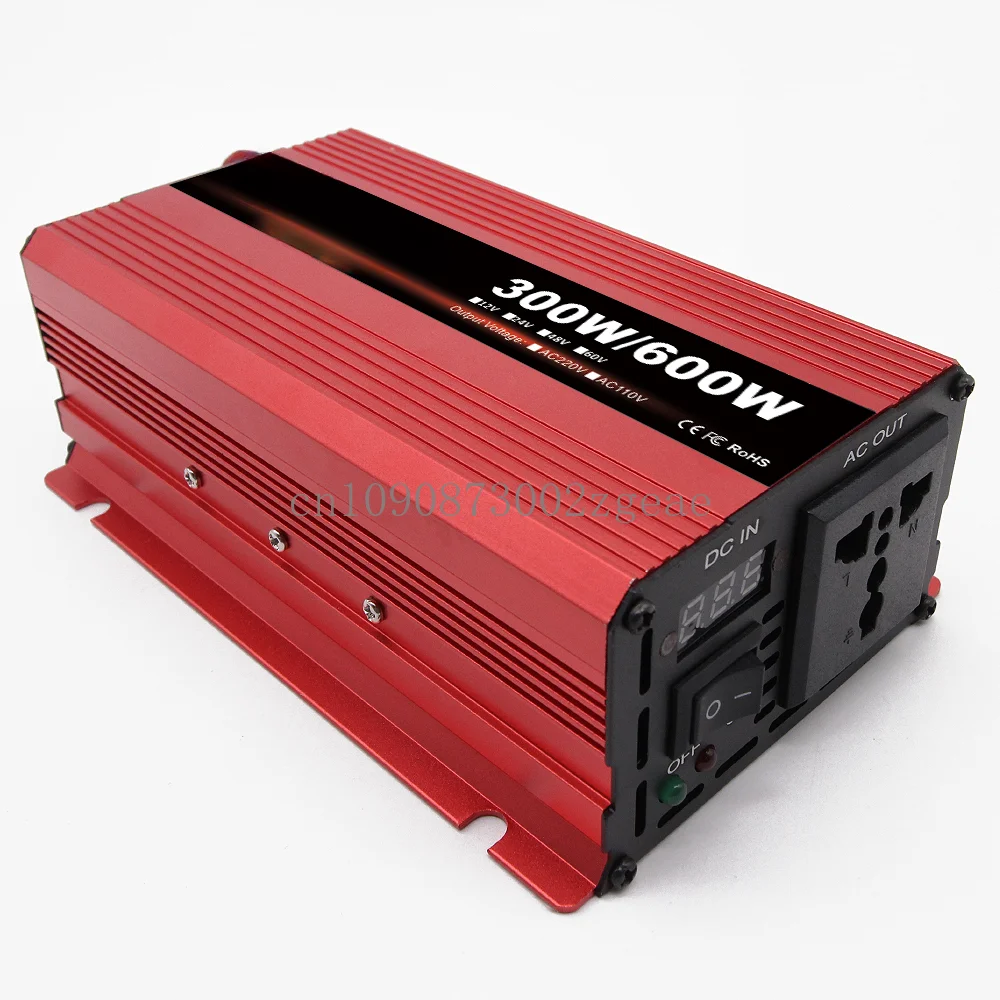 Pure Sine Wave Solar Inverter, Power Generator Inverter, 12V A, 220V, 600W, 300W, Car Inverter