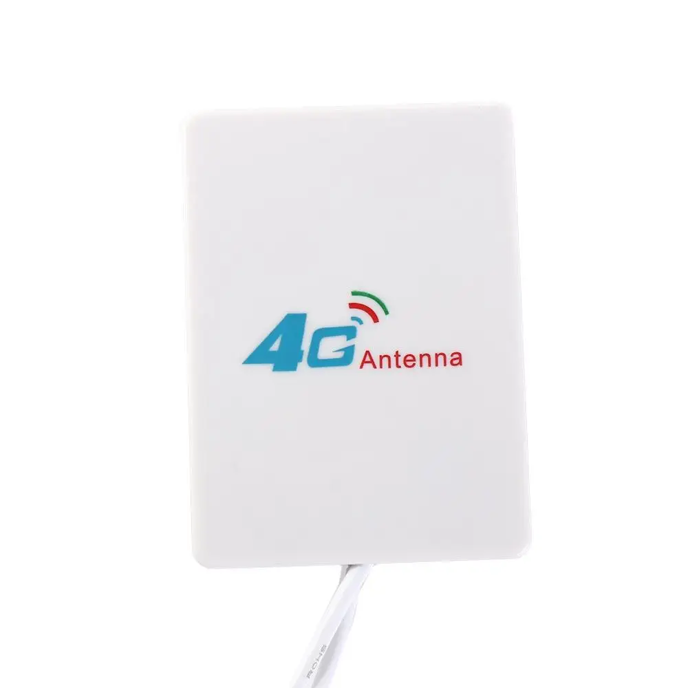 Signals Aerials Signal Booster Amplifier 2M Cable 3G 4G TS9 CRC9 SMA SMA Connector External Antenna Router Adapter LTE Antenna