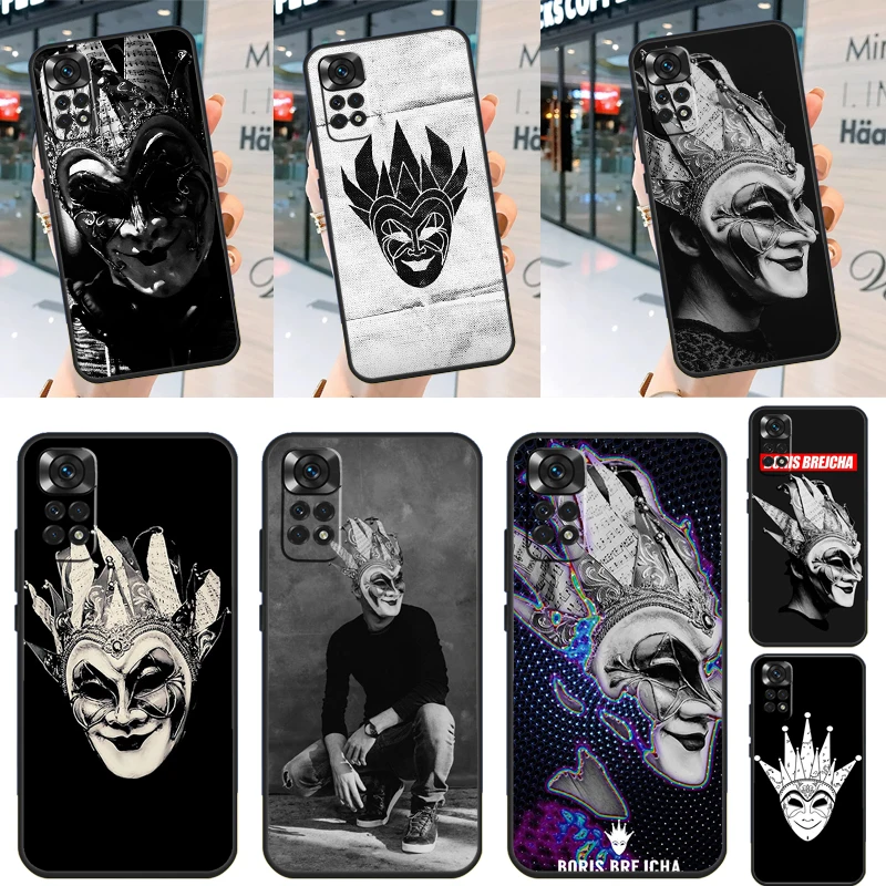 DJ Boris Brejcha Case For Xiaomi Redmi Note 12 Pro Turbo Note 11 9 8 10 Pro 9S 10S 11S 12S 9C 10C 12C Cover