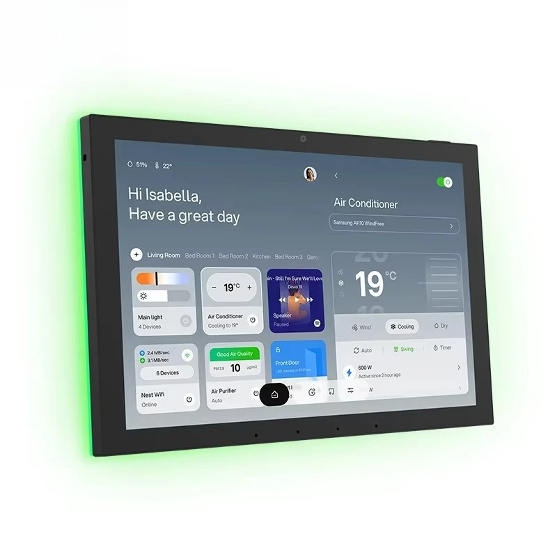 1019 Smart Home Automation 10.1 inch Android 14 4 + 64GB POE Touch Control Display Tablet with RK3576S