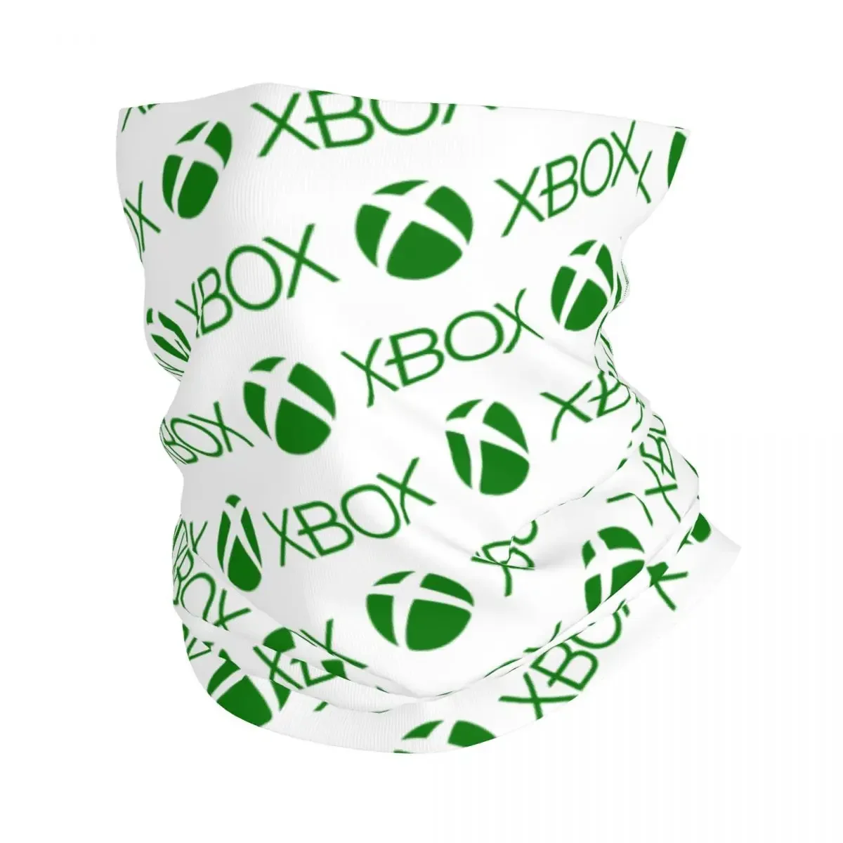 Classic Xboxs Gamer Bandana Winter Neck Warmer Women Windproof Wrap Face Scarf for Hiking Gamer Gifts Gaiter Headband