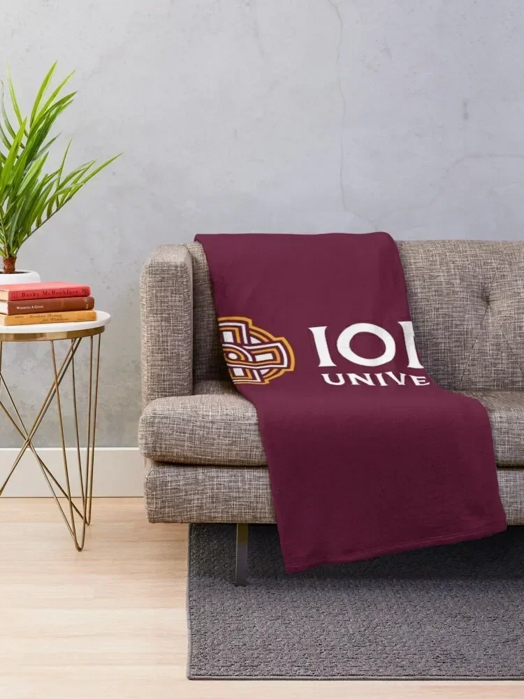 iona university 1 Throw Blanket decorative Weighted Bed linens Blankets