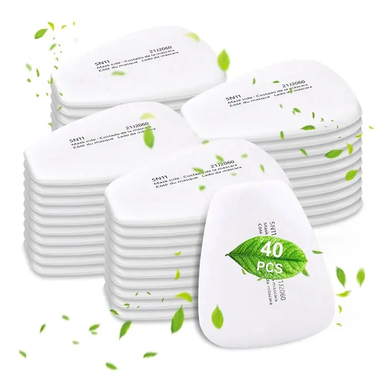 

AA08-40PCS 5N11 Filter 6001 Filter Cartridges Particulate Filter Cotton Against Paint Sprays Epoxy Resin Welding Dust