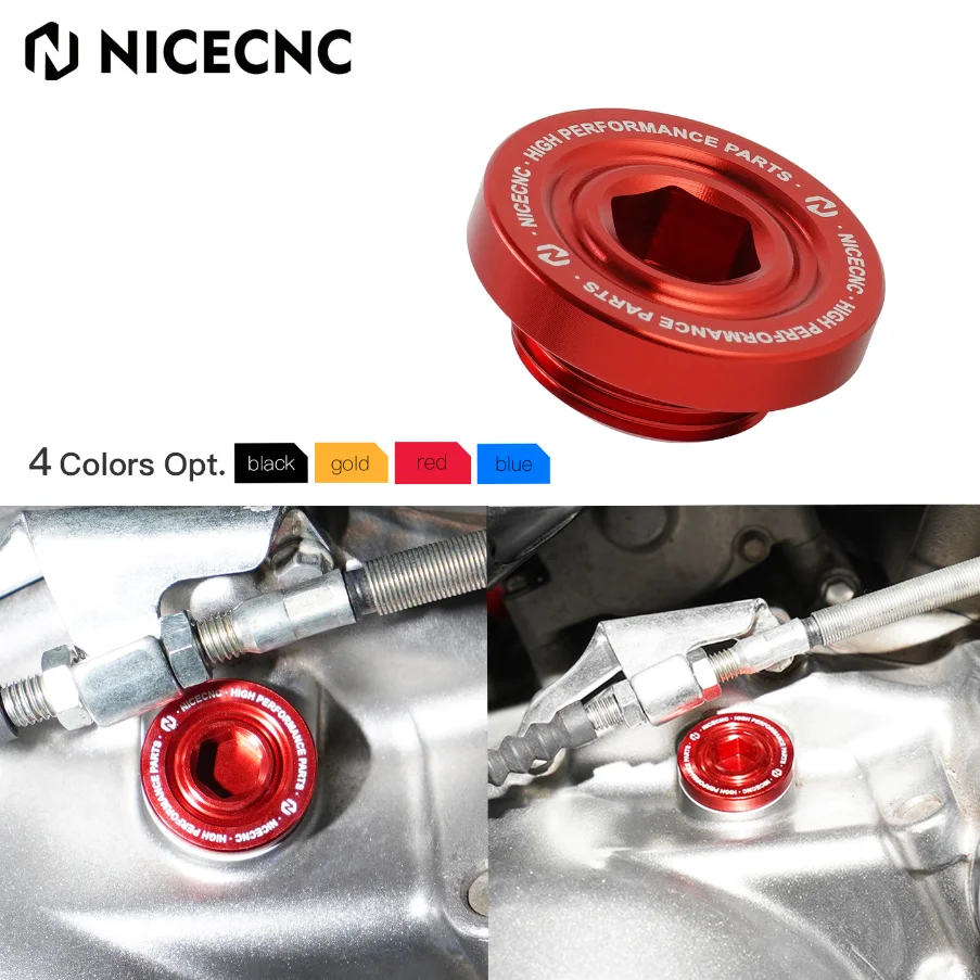 NICECNC Oil Filler Cap For Yamaha Raptor 700 700R 2006-2024 Engine Oil Drain Plug Sump Nut Protector Raptor 700R ATV Accessories