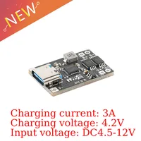 10 uds/1 Uds 5V TYPE-C USB 3A módulo de cargador de batería de litio placa de carga con protección funciones duales 3A Li-ion