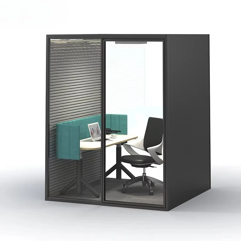 Acoustic Cabin Telephone Booth Mobile soundproof room Conference Booth Private Workspace for Studio Recording Use Silent