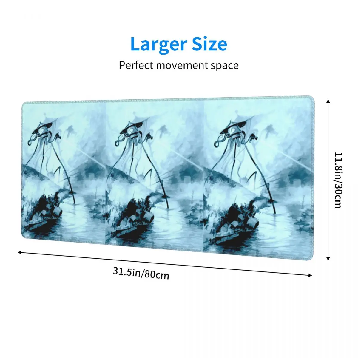 War Of The Worlds Tripod Large Mouse Pad Computer Keyboard Mouse Mat Gaming PC Laptop Desk Mat Office Accessories Table Mats