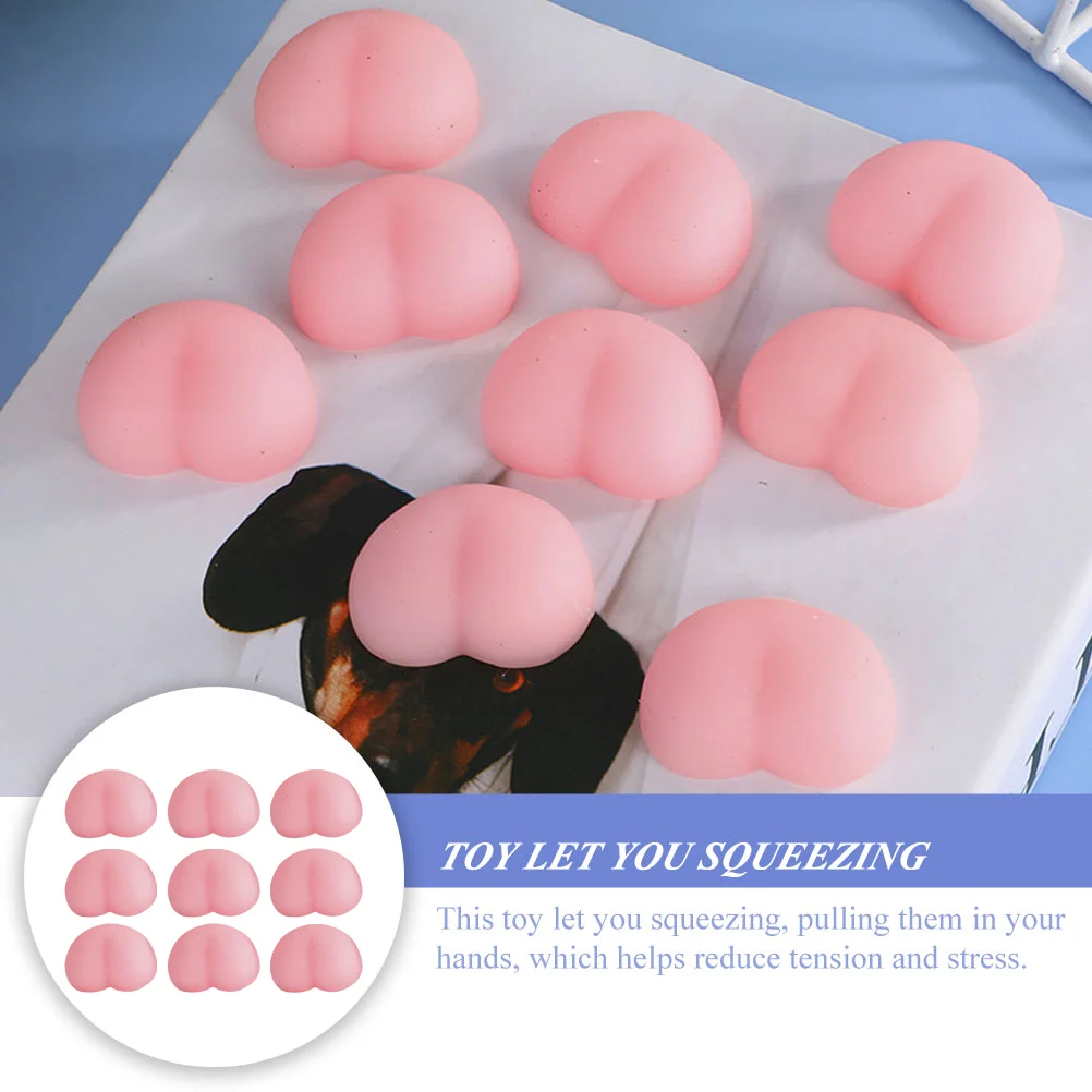 12 stks Mooi Speelgoed Mooi Fidget Speelgoed Volwassenen Stress Speelgoed Modellering Knijpen Bal Stress Speelgoed grap speelgoed peuter zintuiglijke bal