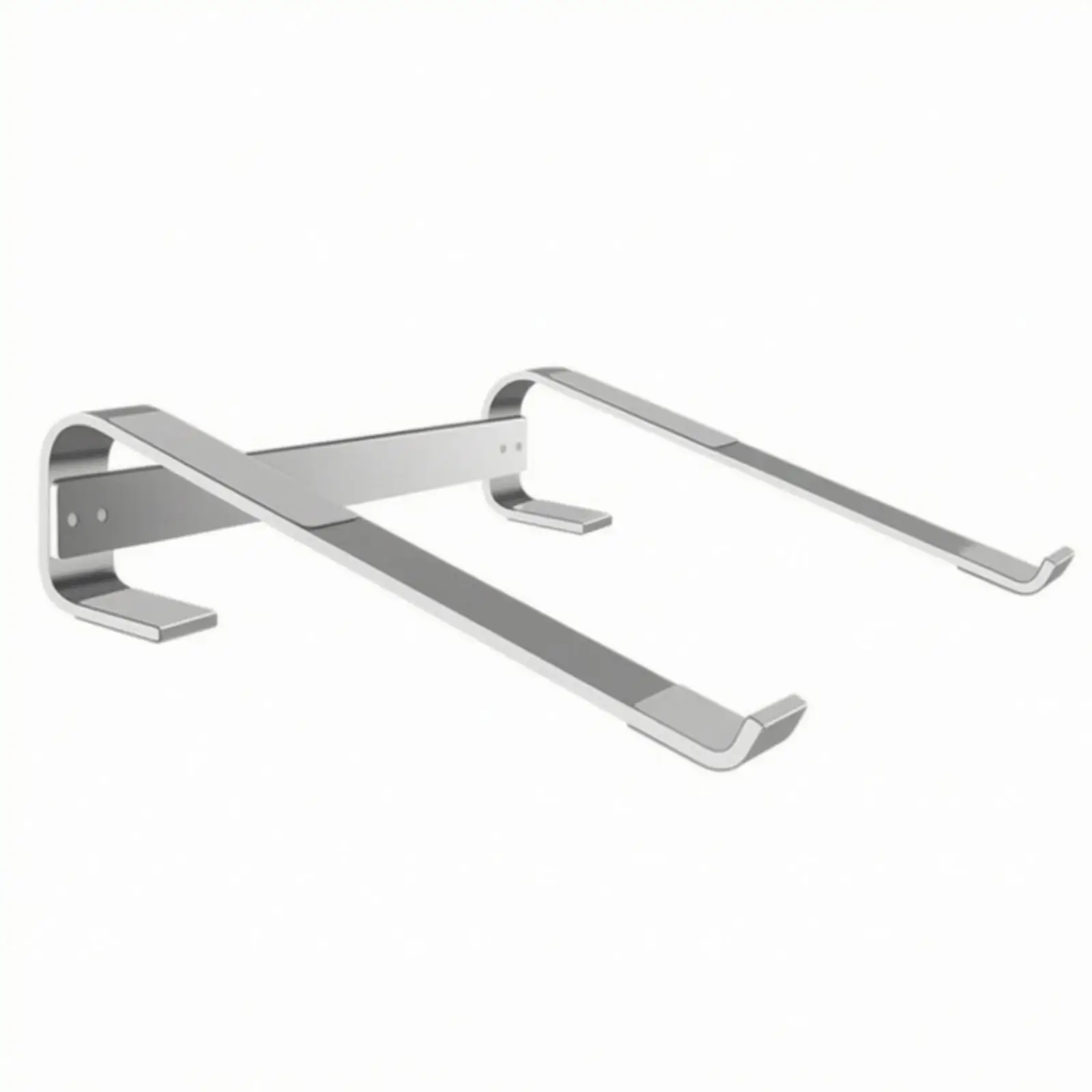 Cold-Rolled Steel Laptop Stand Heat-Dissipating Angled Laptop Stand with Front Lips Stable for Everyday Computing, Home Office,