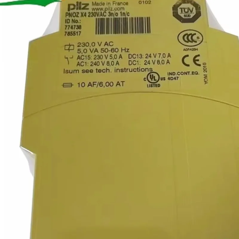 

Новое оригинальное реле безопасности X4 230В переменного тока, артикул 774738, в наличии