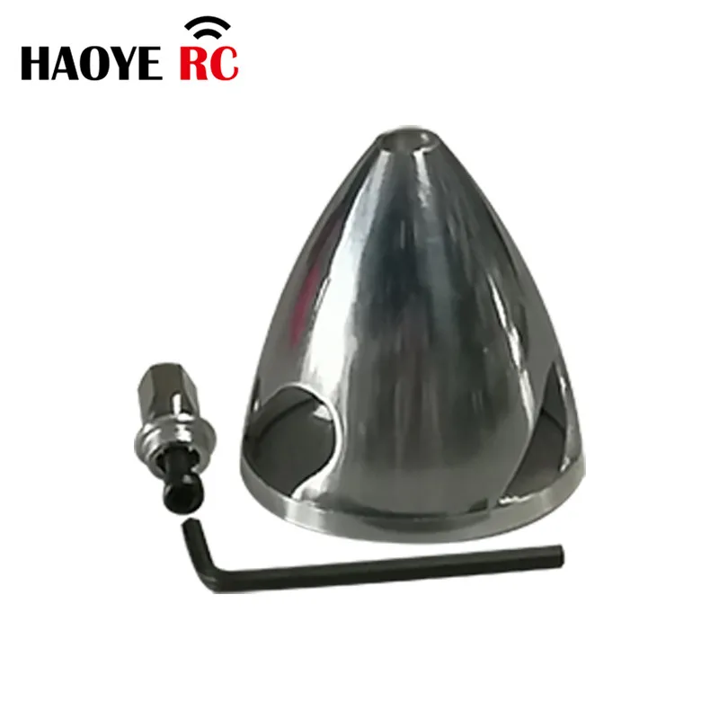 Haoye-Spinner en aluminium 38-102mm (1.5 pouces-4 pouces), foré spécial pour avion RC avec adaptateur d\'accessoires, 1 jeu de 3