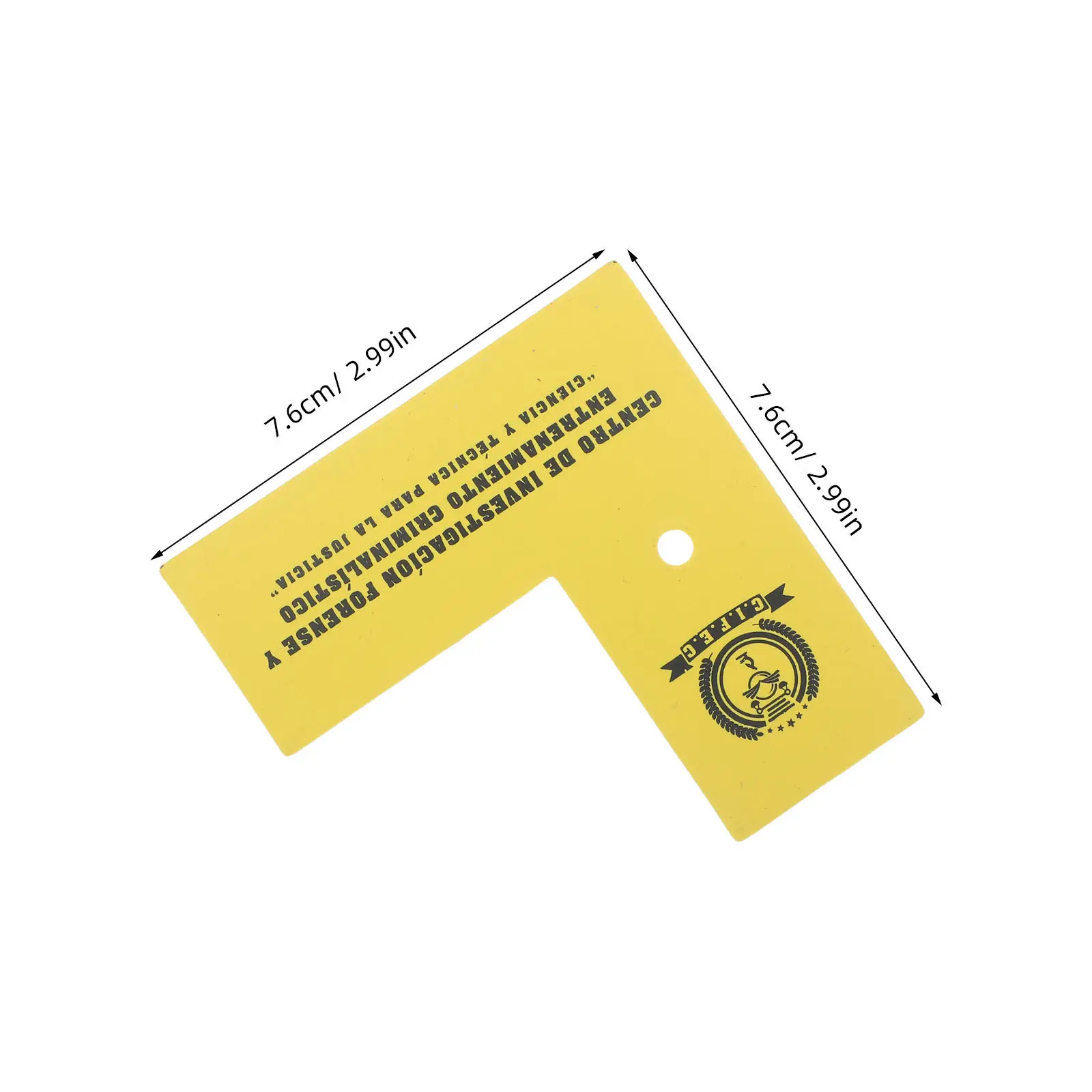10Pcs Waterproof Evidence Markers with Builtin Scale Ruler Bold Numbered Forensic Identification Cards for Law Enforcement Field