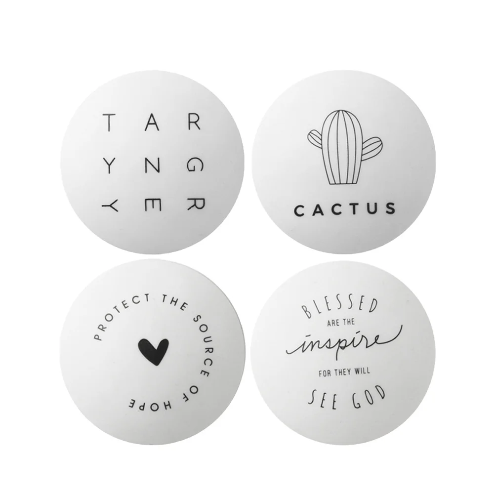 

4pcs Anti Collision Pad Door Knob Wall Bumper Guard Thickened Self Adhesive Protector For Refrigerator Cabinet Speaker Subwoofer