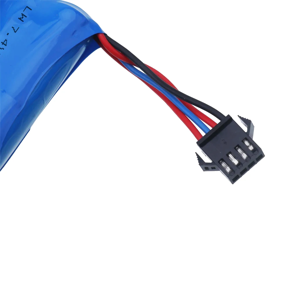 7.4V 1600mAh 14500 lithium-ion battery/with SM4P plug/USB charger for water gun RC truck boat helicopter toy battery accessories