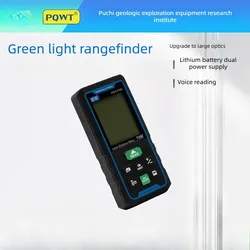 PQWT Green Laser Distance Meter Handheld Infrared Measuring Tape High Precision Digital Rangefinder for Indoor Outdoor Engineeri